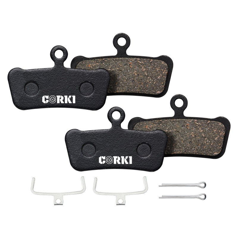 corki 2 Pairs Semi-Metallic Bicycle Disc Brake Pads for Sram Guide RSC Avid XO Elixir 7 9 Trail 4 Piston MTB Disc Brakes - Image 4